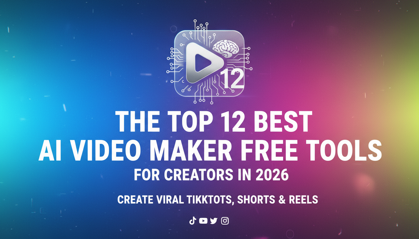 The Top 12 Best AI Video Maker Free Tools for Creators in 2026